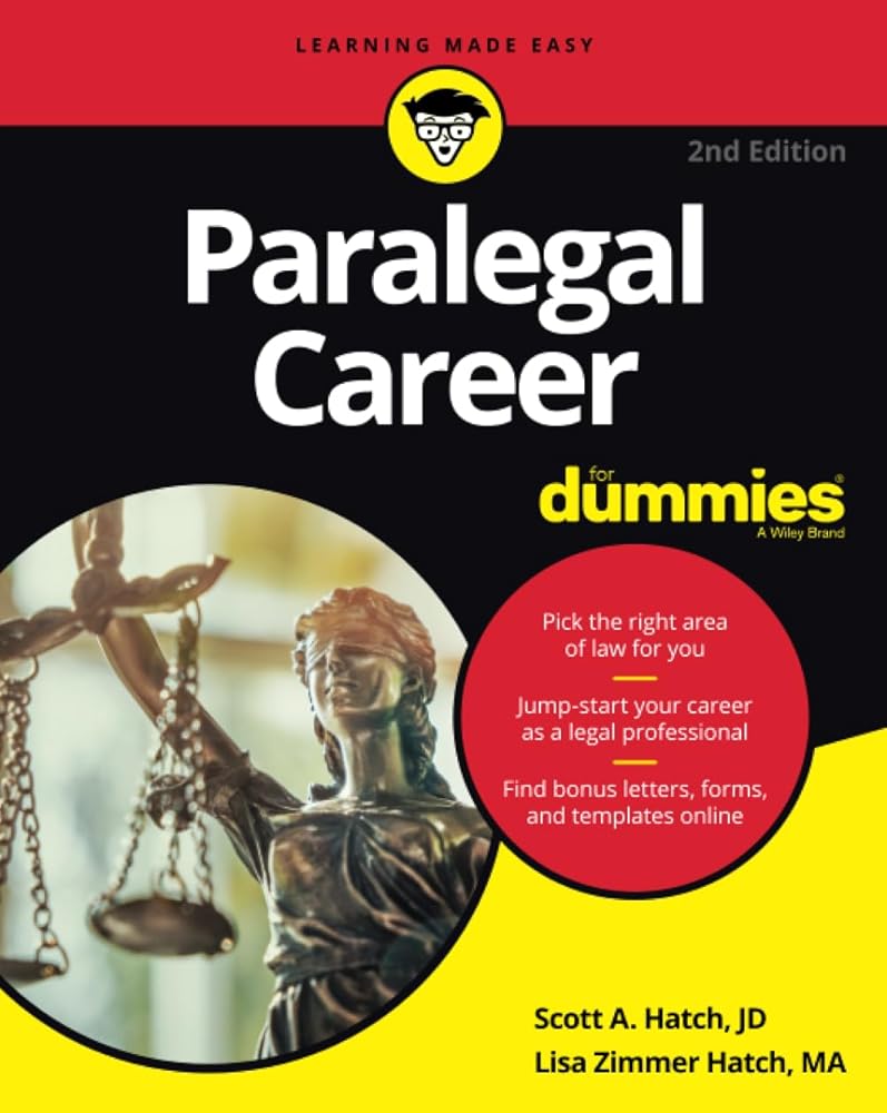 Paralegal Career For Dummies (For Dummies (Career/Education)) cover image