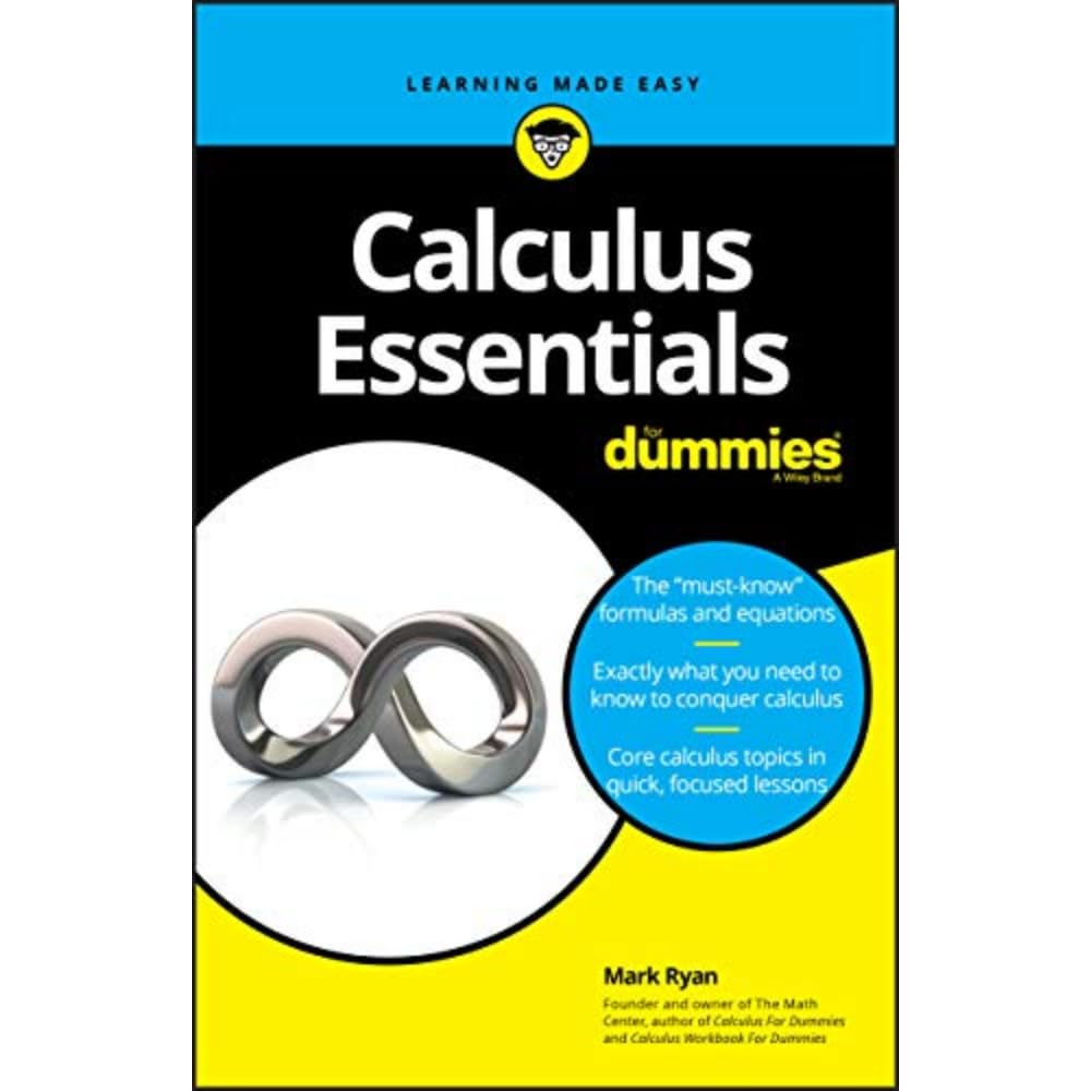Calculus Essentials For Dummies cover image