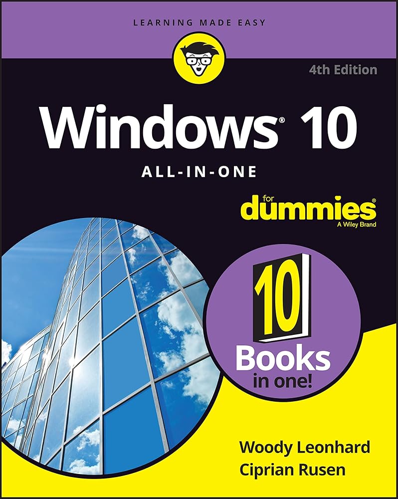 Windows 10 All-in-One For Dummies,, 4th Edition (For Dummies (Computer/Tech)) cover image