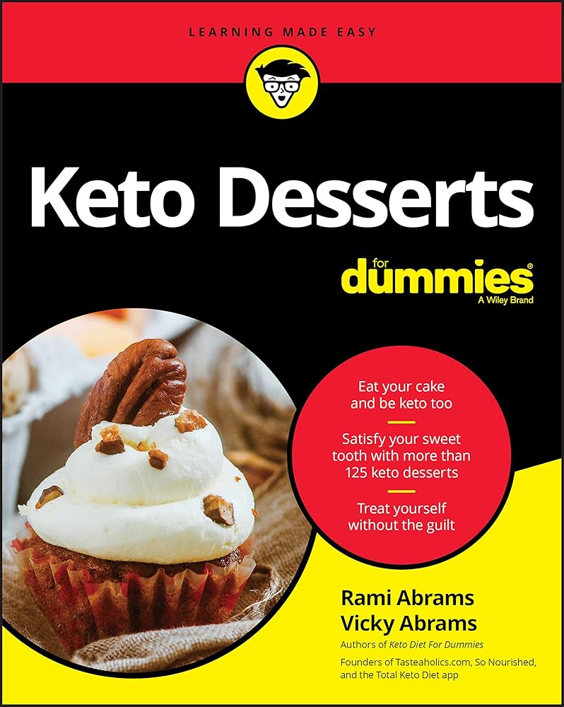 Keto Desserts For Dummies cover image