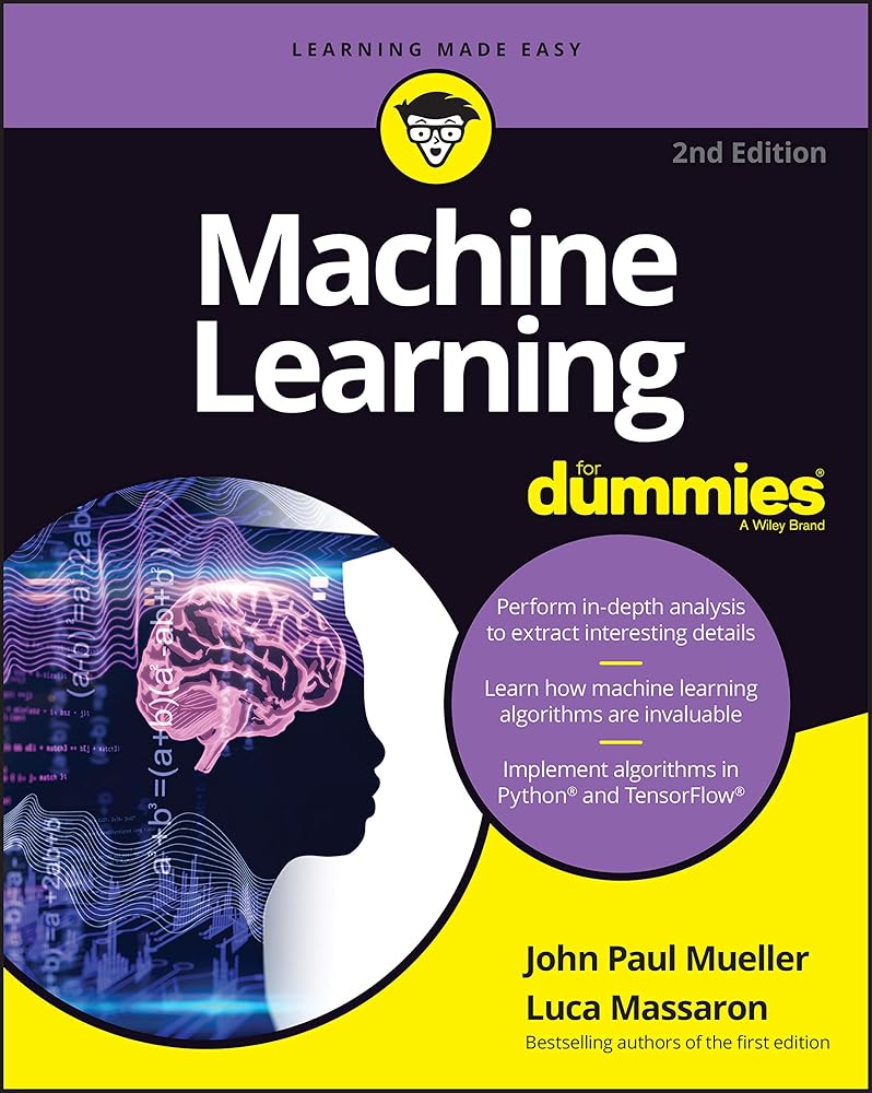 Machine Learning For Dummies cover image