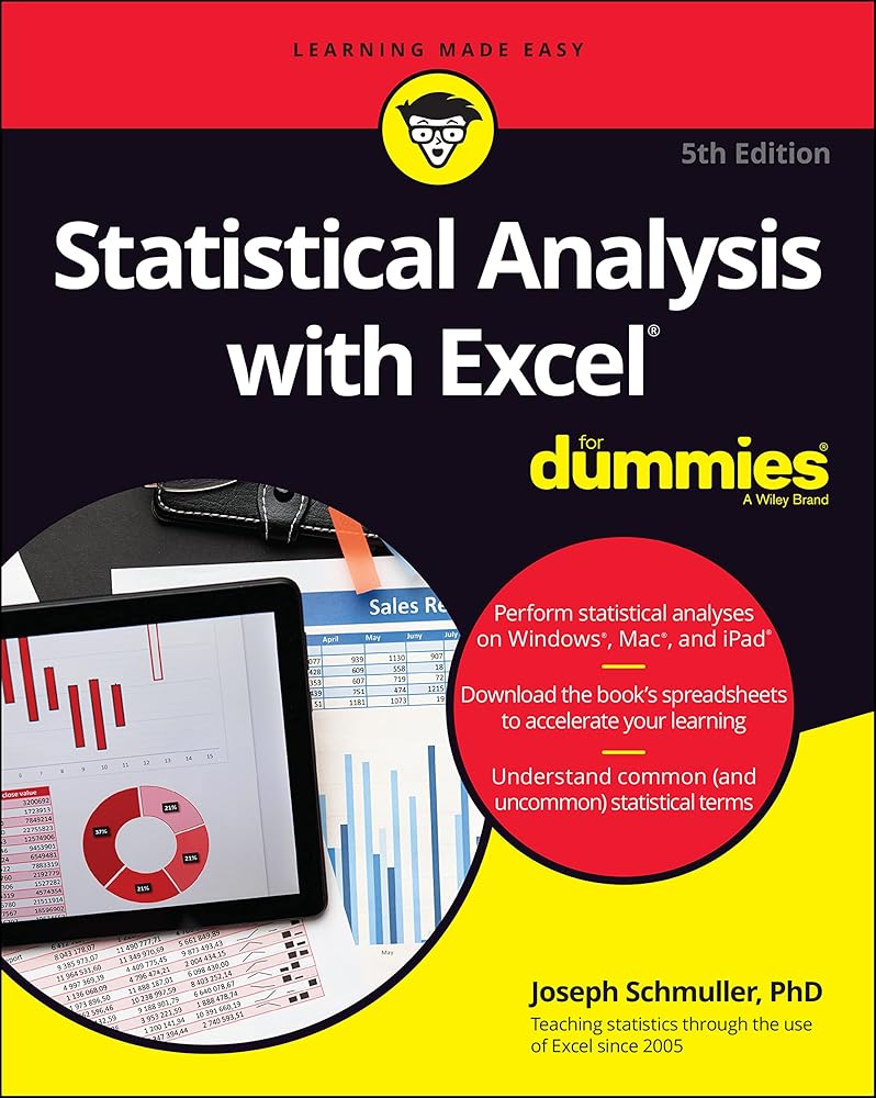 Statistical Analysis with Excel For Dummies (For Dummies (Computer/Tech)) cover image