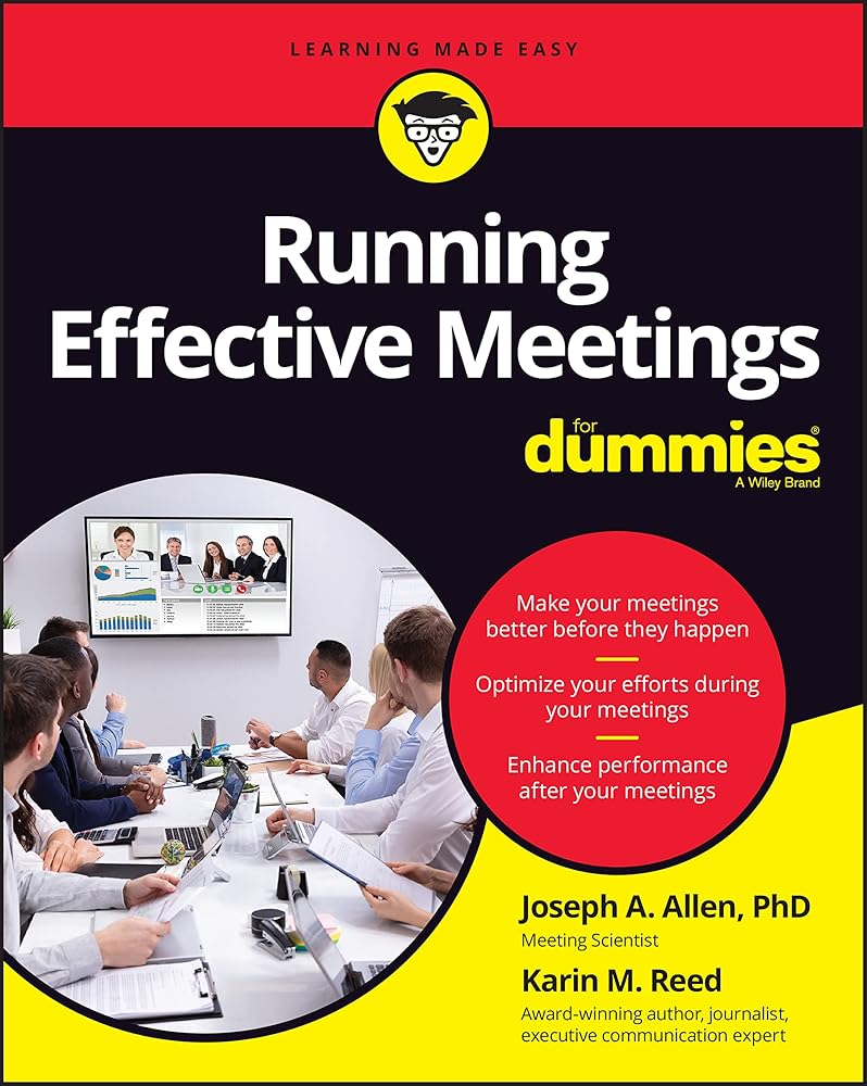 Running Effective Meetings For Dummies cover image