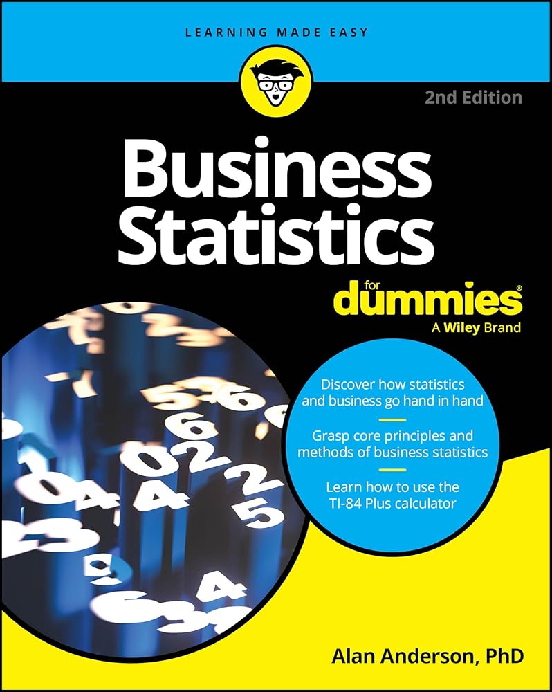 Business Statistics For Dummies cover image