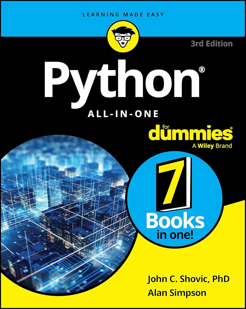 Python All-in-One For Dummies (For Dummies: Learning Made Easy) cover image