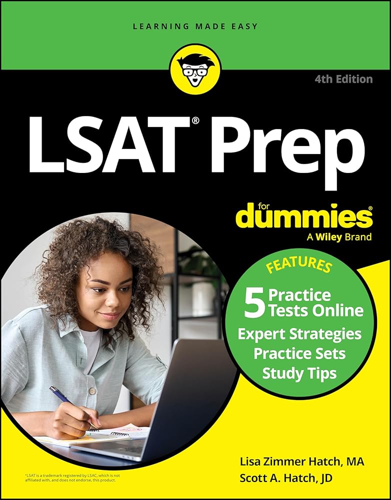 LSAT Prep For Dummies: Book + 5 Practice Tests Online (For Dummies: Learning Made Easy) cover image