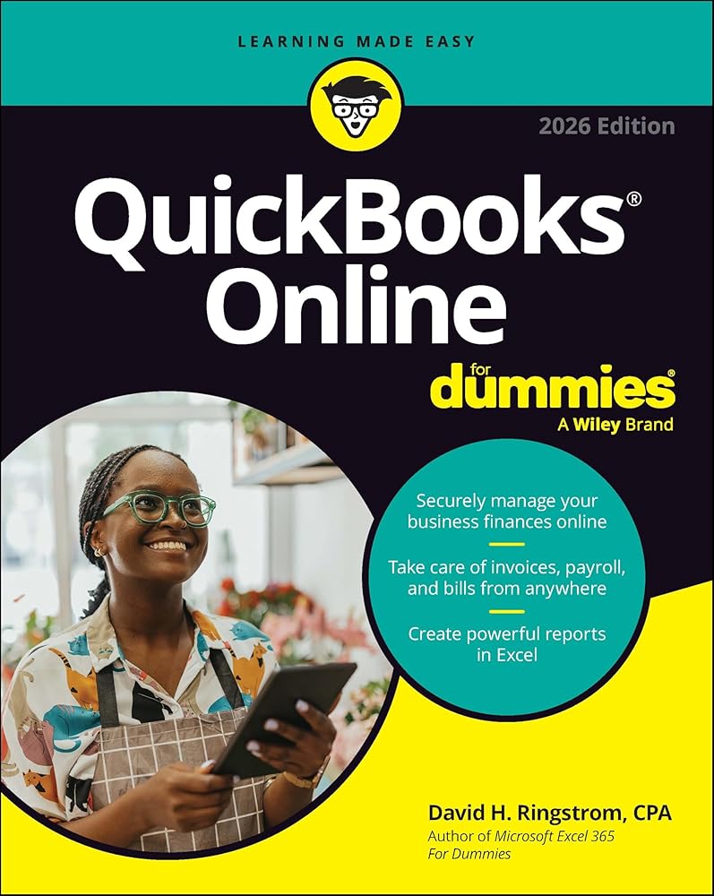 QuickBooks Online For Dummies, 2026 Edition cover image