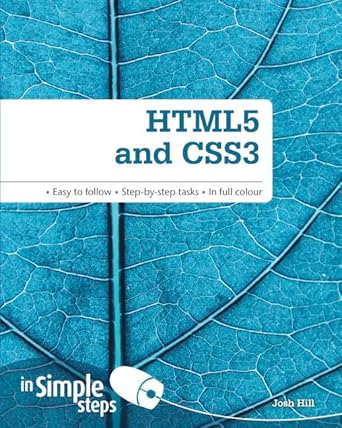HTML5 and CSS3 In Simple Steps cover image