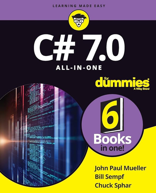 C# 7.0 All-in-One For Dummies cover image
