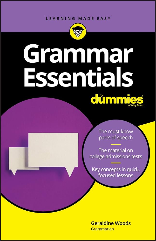 Grammar Essentials For Dummies (For Dummies (Language & Literature)) cover image