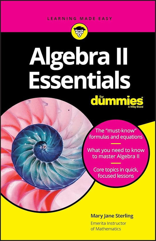 Algebra II Essentials For Dummies cover image