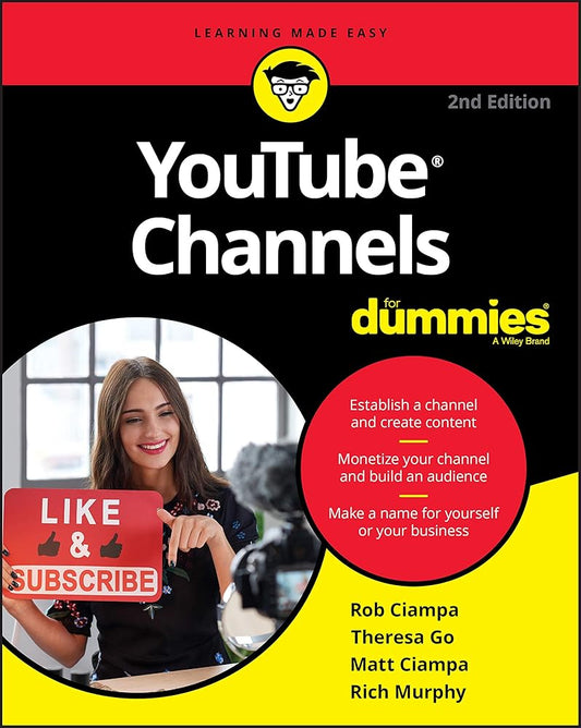 YouTube Channels For Dummies (For Dummies (Computer/Tech)) cover image
