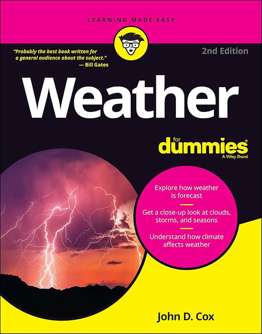 Weather For Dummies (For Dummies (Computer/Tech)) cover image