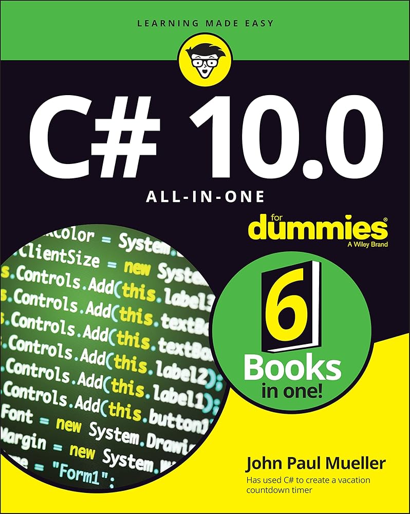 C# 10.0 All-in-One For Dummies (For Dummies (Computer/Tech)) cover image
