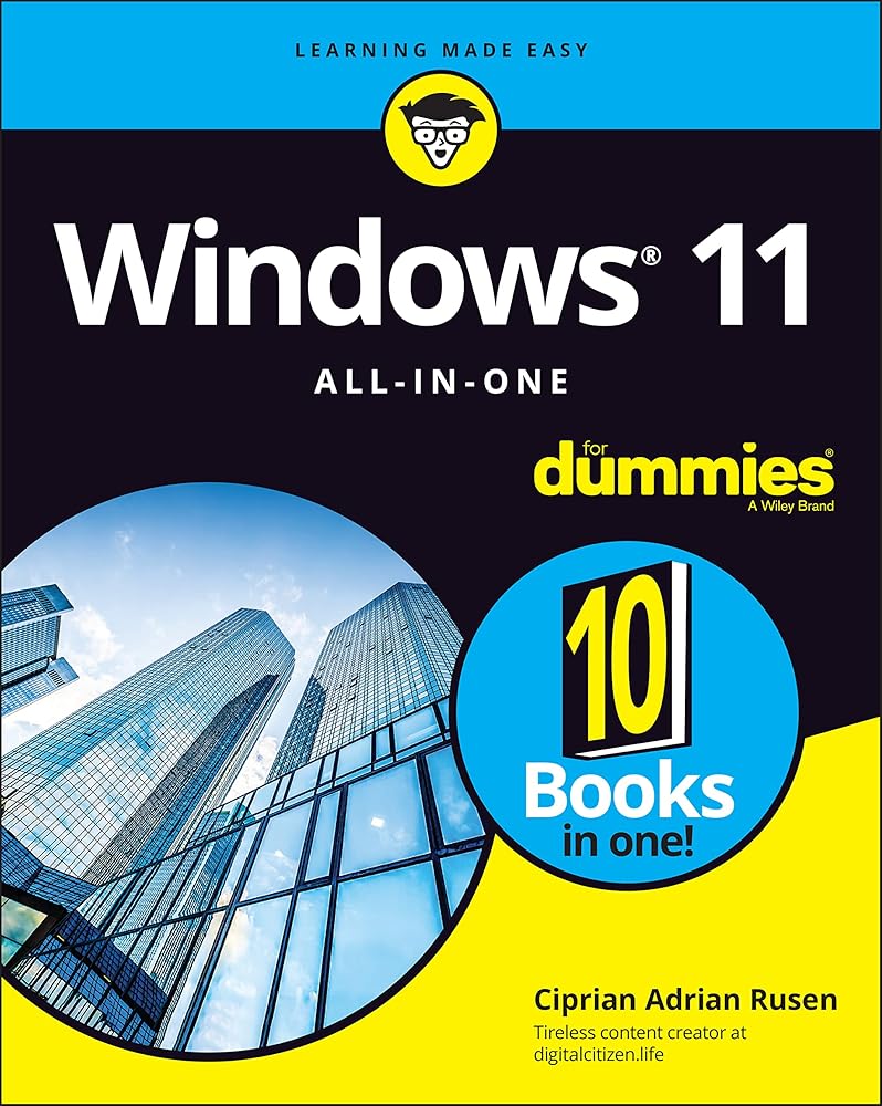 Windows 11 All-in-One For Dummies (For Dummies (Computer/Tech)) cover image