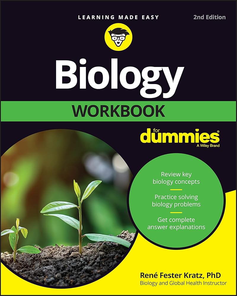 Biology Workbook For Dummies cover image