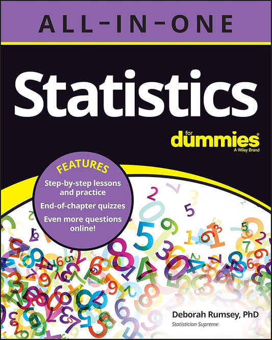 Statistics All-in-One For Dummies cover image