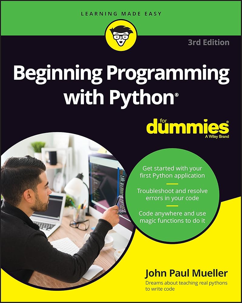 Beginning Programming with Python For Dummies cover image