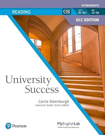 University Success GCC Intermediate Reading Student Book & Student MyEnglishLab cover image