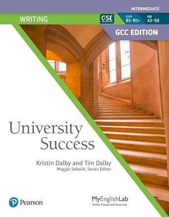 University Success GCC Intermediate Writing Student Book & Student MyEnglishLab cover image