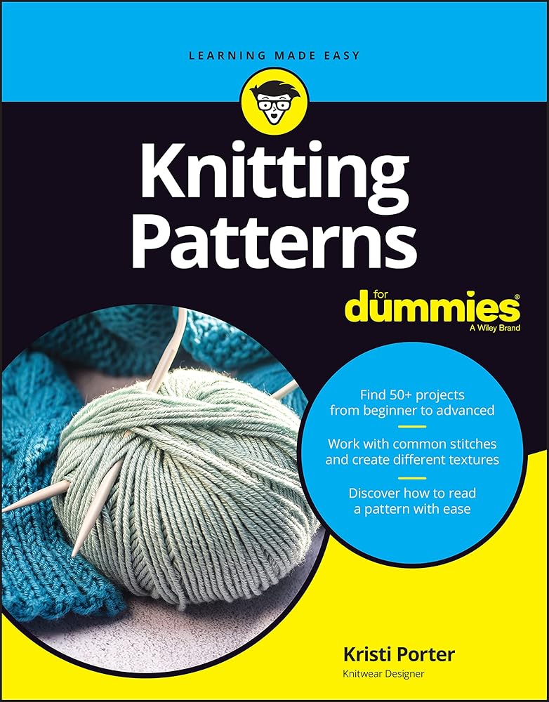 Knitting Patterns For Dummies cover image