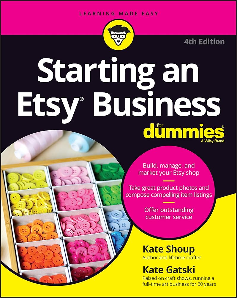 Starting an Etsy Business For Dummies cover image
