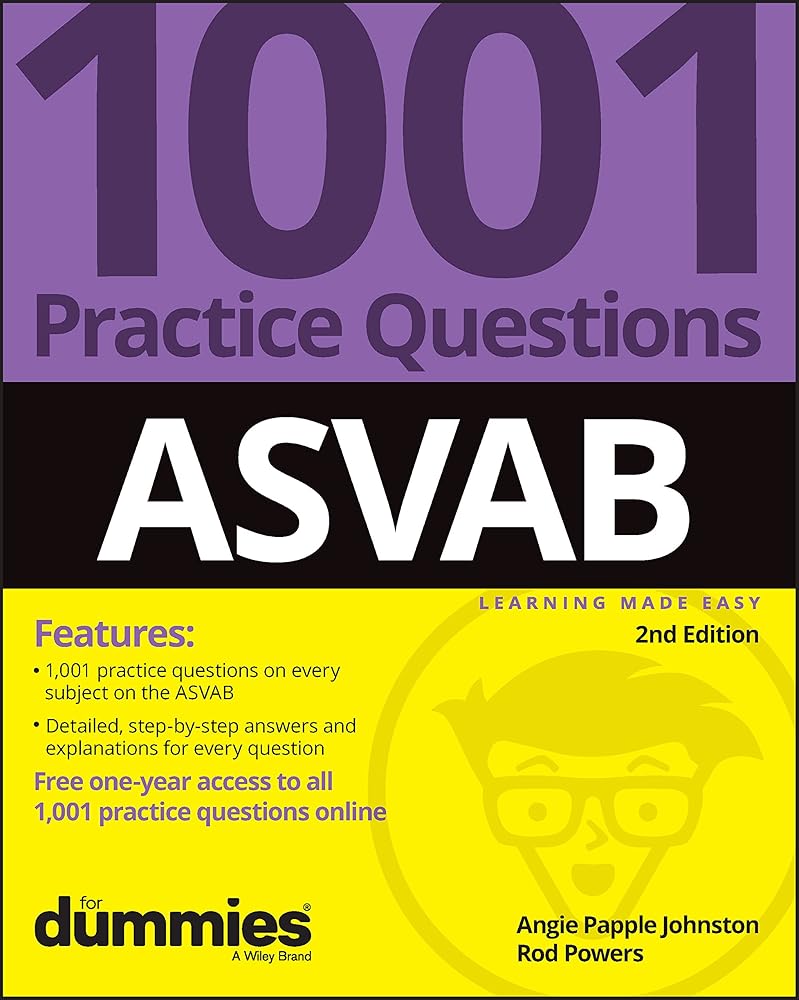 ASVAB: 1001 Practice Questions For Dummies (+ Online Practice) (For Dummies (Career/Education)) cover image