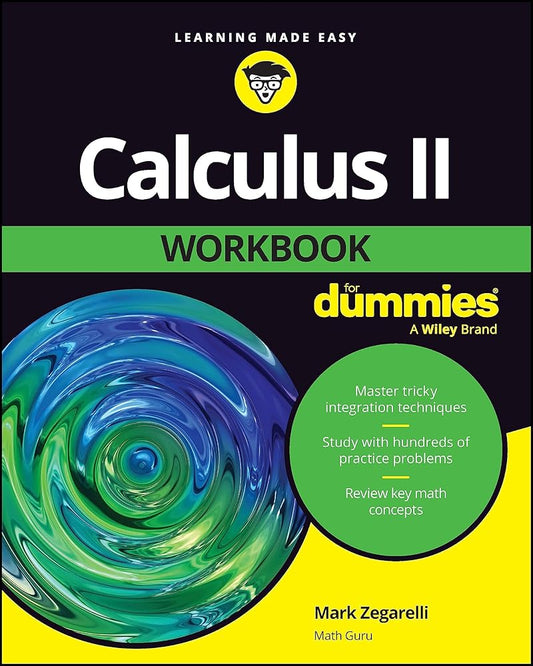 Calculus II Workbook For Dummies cover image