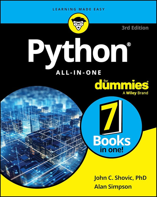 Python All-in-One For Dummies (For Dummies: Learning Made Easy) cover image