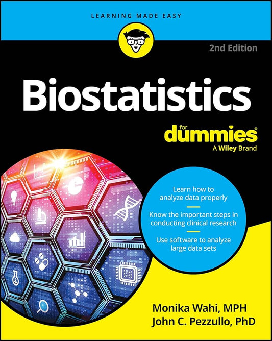 Biostatistics For Dummies cover image