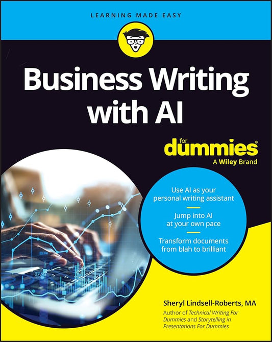 Business Writing with AI For Dummies cover image