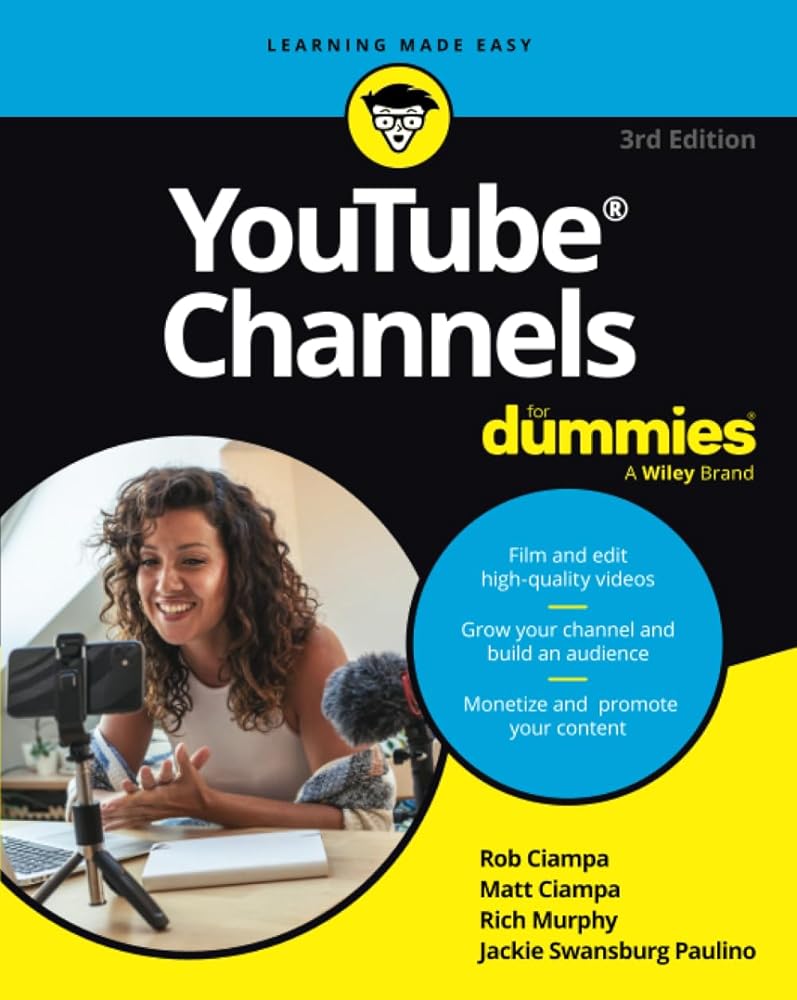 YouTube Channels For Dummies cover image