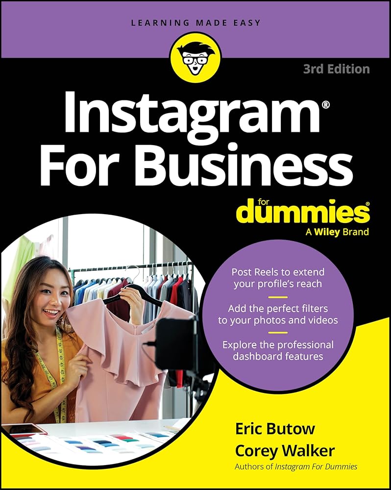 Instagram For Business For Dummies cover image