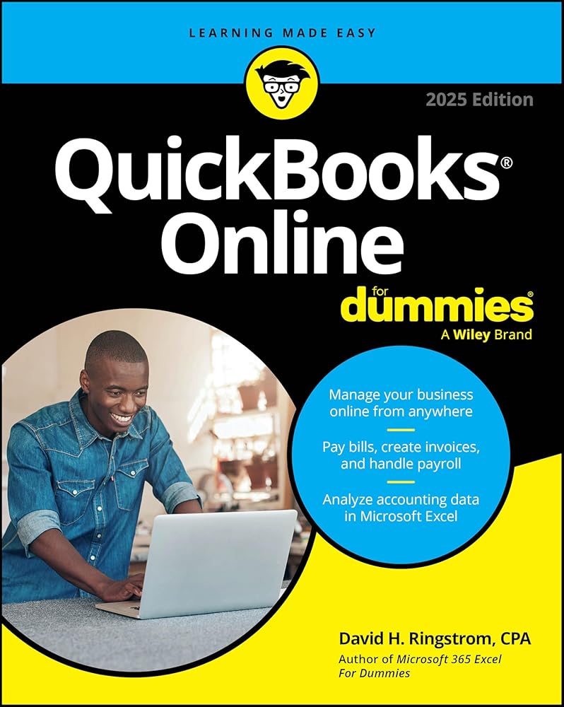 QuickBooks Online For Dummies, 2025 Edition (For Dummies (Computer/Tech)) cover image