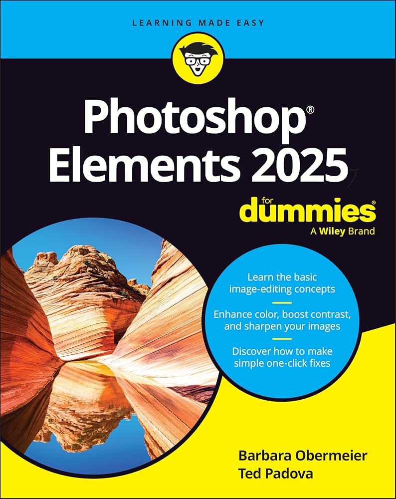 Photoshop Elements 2025 For Dummies cover image