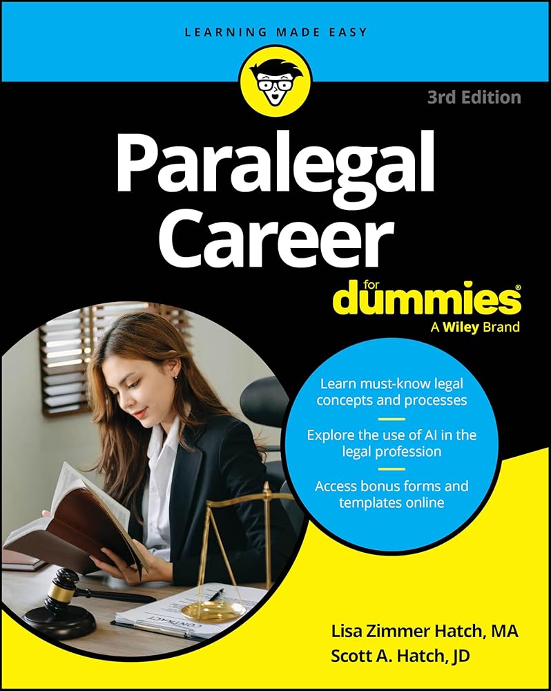Paralegal Career For Dummies (For Dummies (Career/Education)) cover image