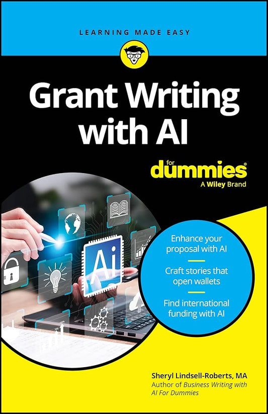 Grant Writing with AI For Dummies (For Dummies (Business & Personal Finance)) cover image