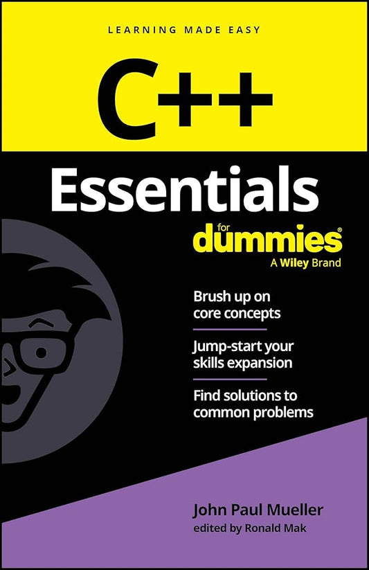 C++ Essentials For Dummies (For Dummies (Computer/Tech)) cover image