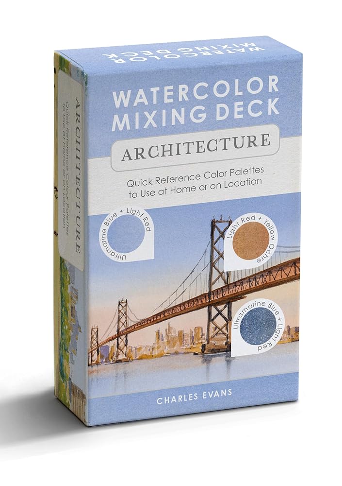 Watercolour Mixing Deck: Architecture: Quick Reference Colour Palettes to Use at Home or on Location: Quick Reference Color Palettes to Use at Home or on Location cover image