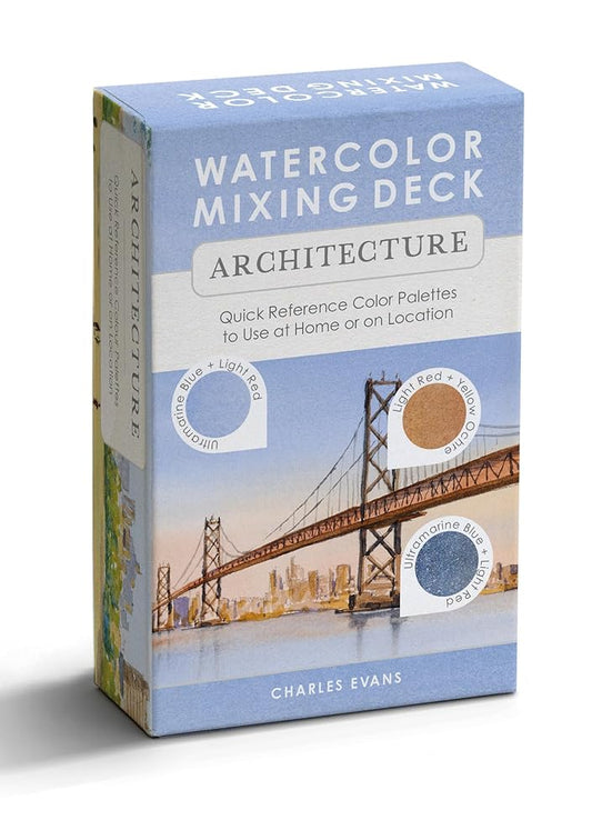 Watercolour Mixing Deck: Architecture: Quick Reference Colour Palettes to Use at Home or on Location: Quick Reference Color Palettes to Use at Home or on Location cover image