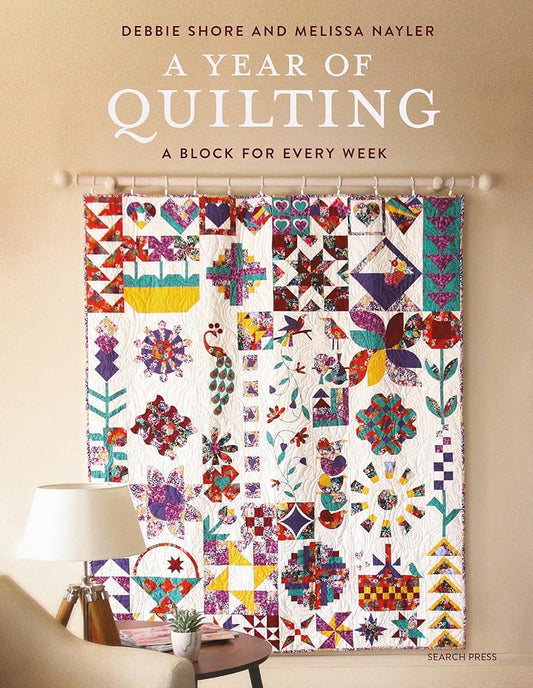 A Year of Quilting: A Block for Every Week cover image
