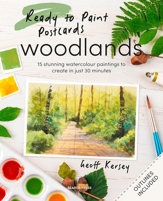 Ready to Paint Postcards: Woodlands: 15 stunning watercolour paintings to create in just 30 minutes cover image