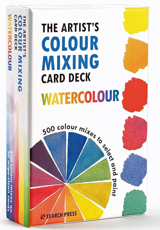 The Artist's Colour Mixing Card Deck: Watercolour: 500 colour mixes to select and paint cover image