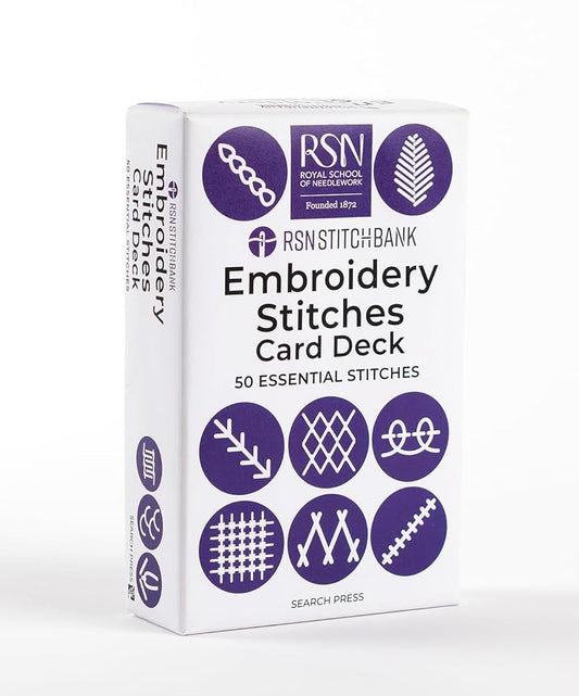 RSN Stitch Bank: The Embroidery Stitches Card Deck: 50 Essential Stitches cover image